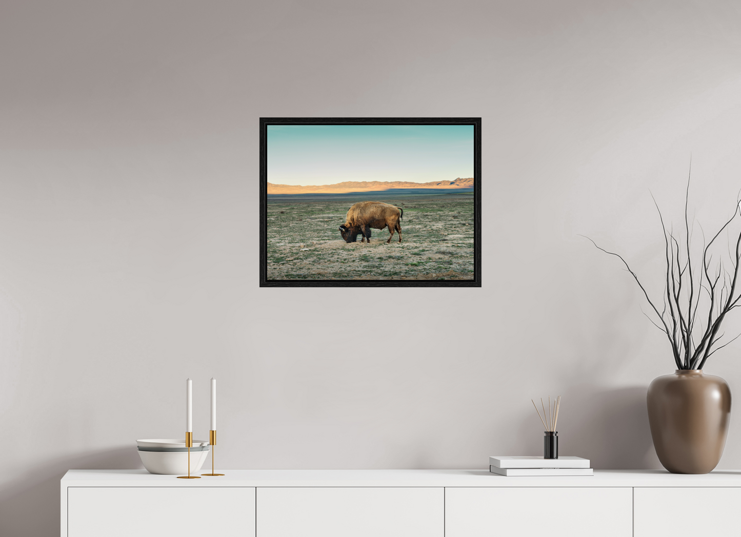 24 x 18″, Floater Frame Guardian of the Range