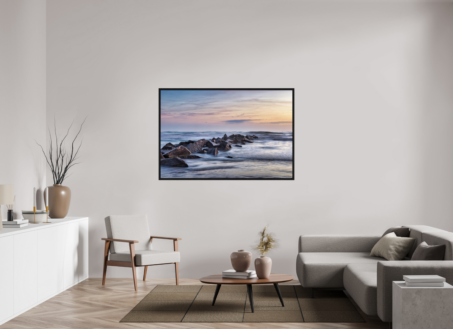 60 x 40″, Color Sentinels at First Tide