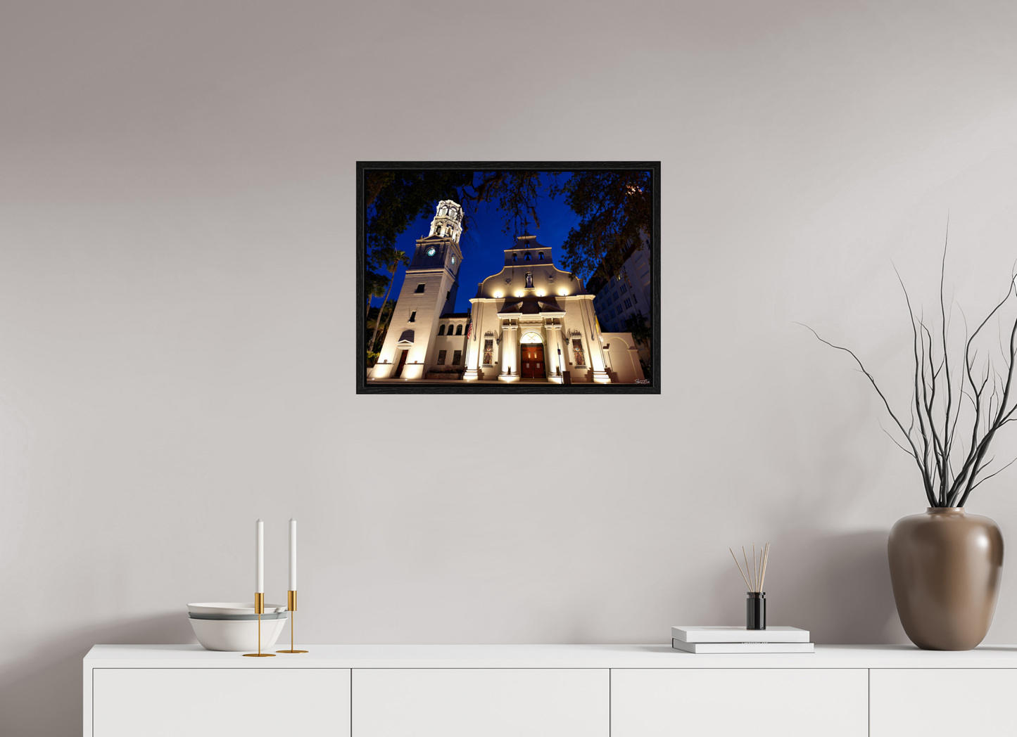 24 x 18″, Floater Frame Sacred Dawn