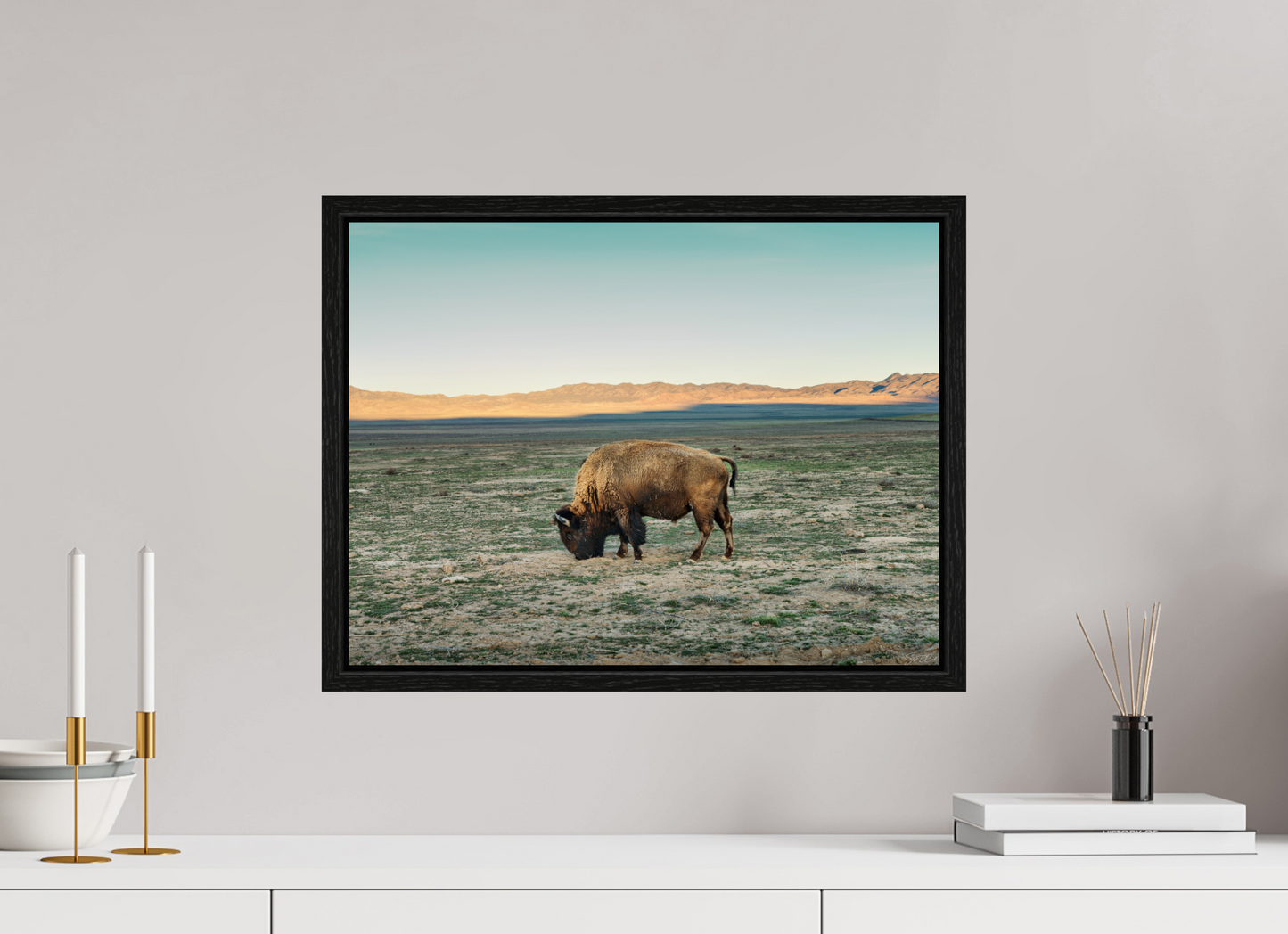 20 x 15″, Floater Frame Guardian of the Range