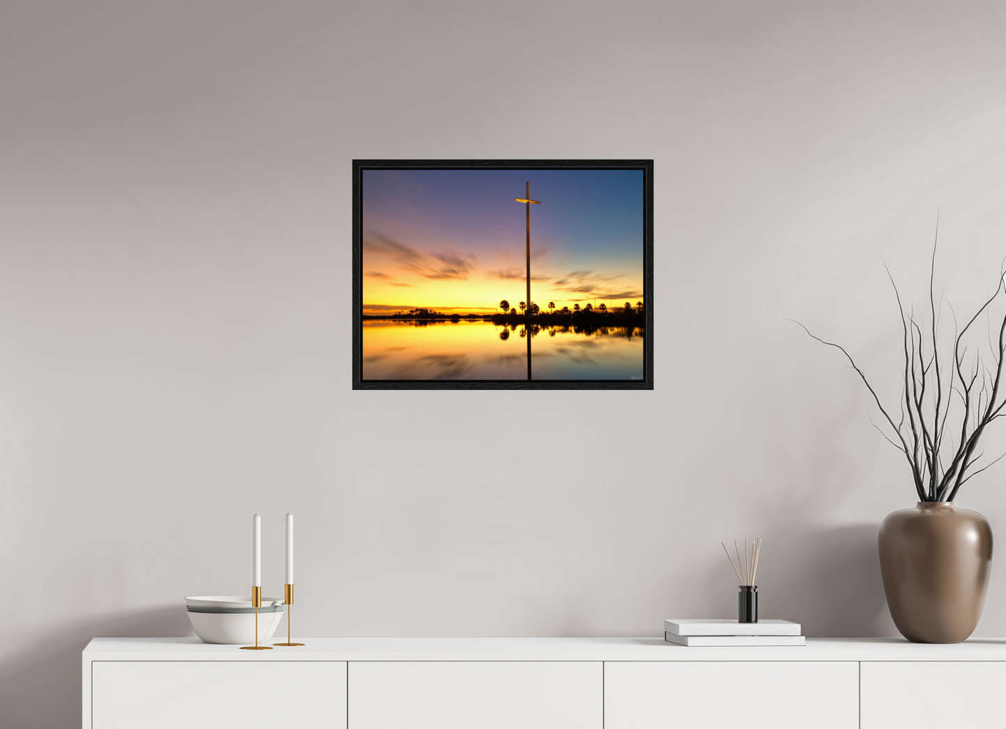24 x 18″, Color Daybreak at the Great Cross