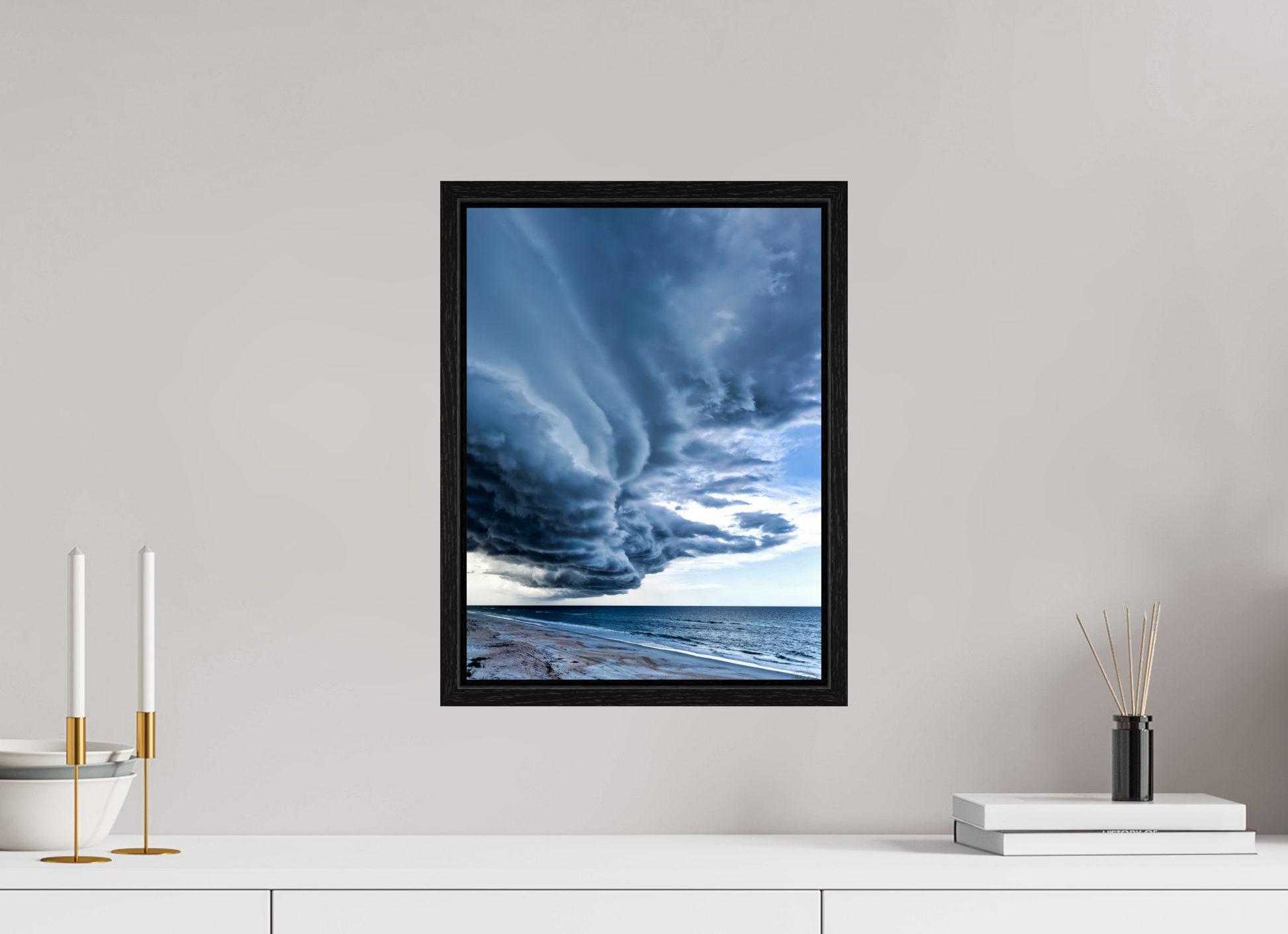 12 x 16″, Floater Frame The Sky's Edge