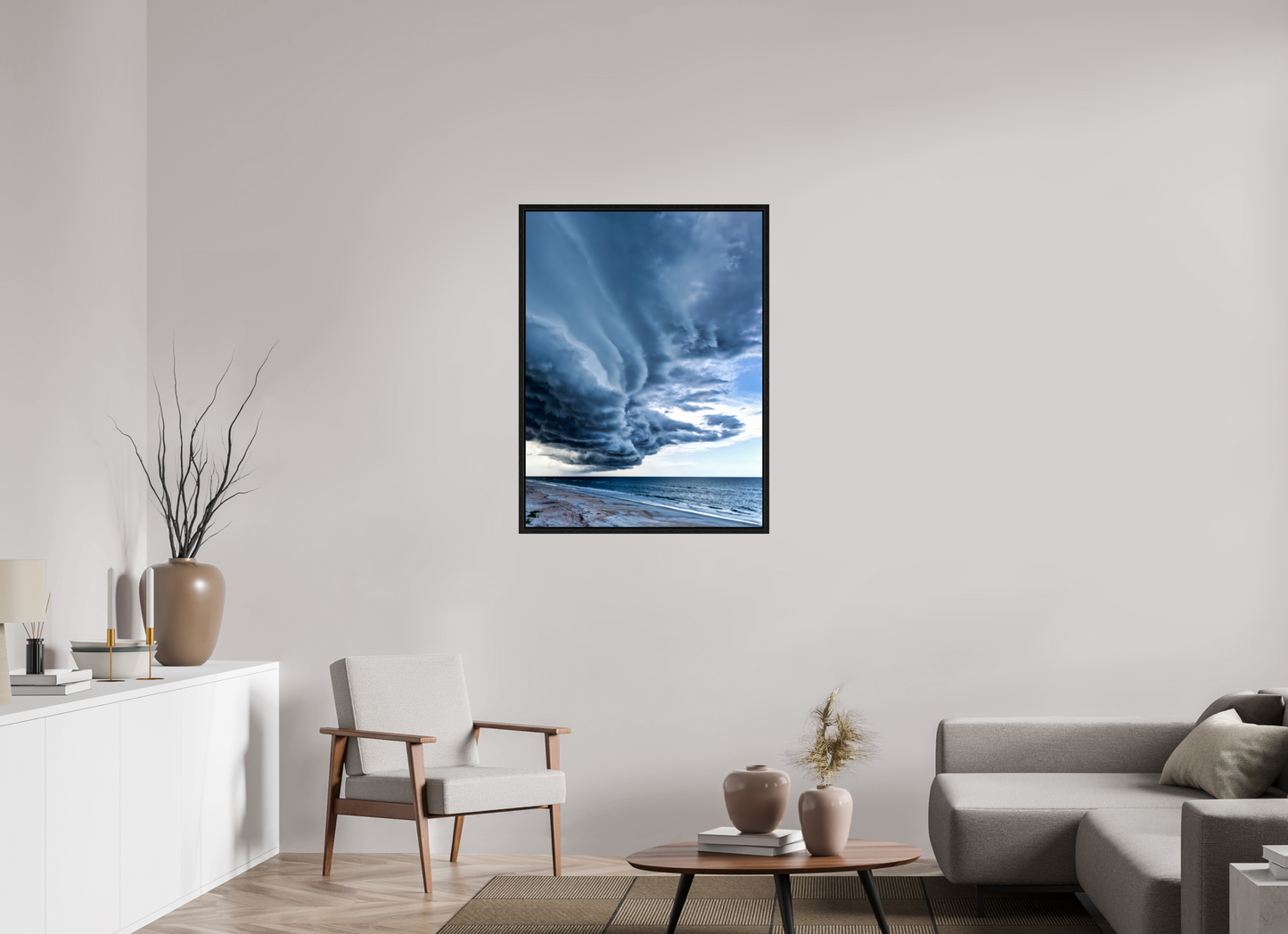 30 x 40″, Floater Frame The Sky's Edge