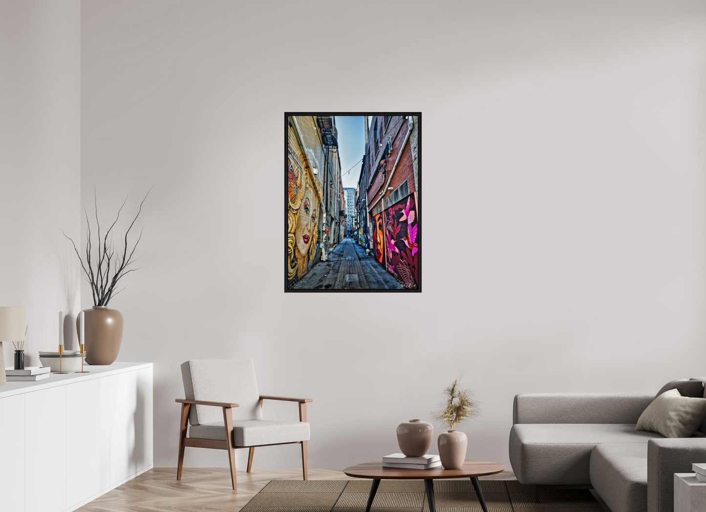30 x 40″, Floater Frame Hidden Gallery