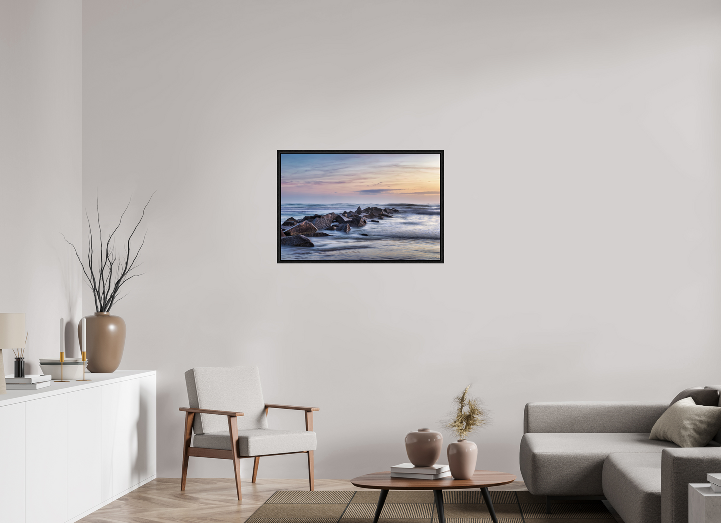 36 x 24″, Color Sentinels at First Tide