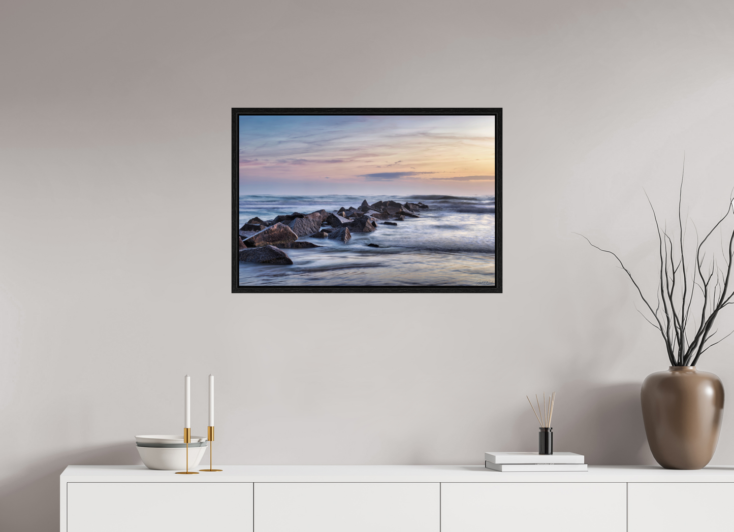 30 x 20″, Color Sentinels at First Tide