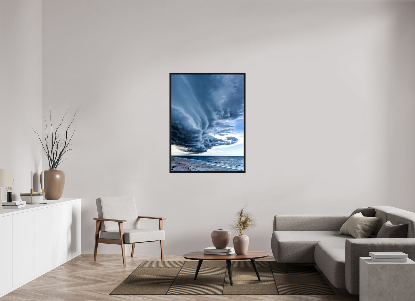 36 x 48″, Floater Frame The Sky's Edge