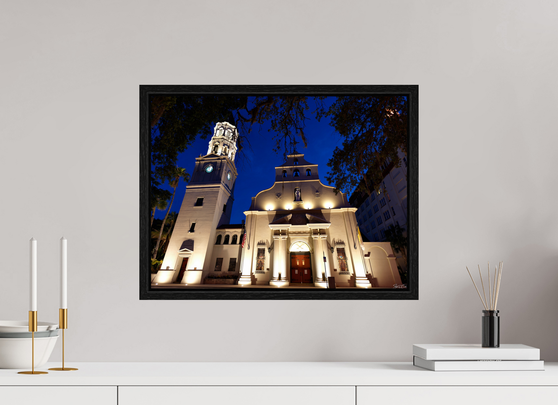 20 x 15″, Floater Frame Sacred Dawn