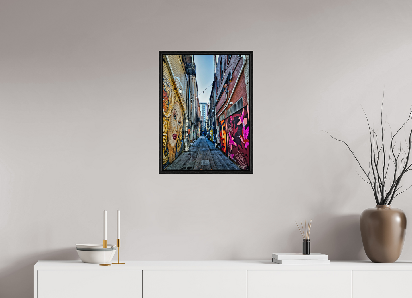 18 x 24″, Floater Frame Hidden Gallery