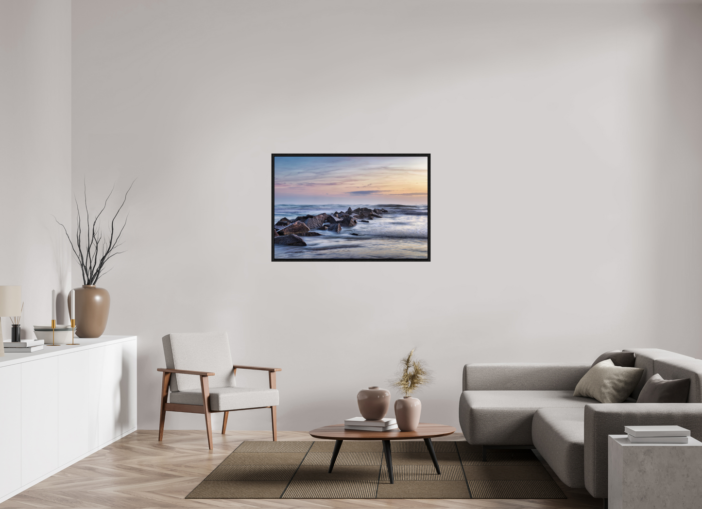 45 x 30″, Color Sentinels at First Tide
